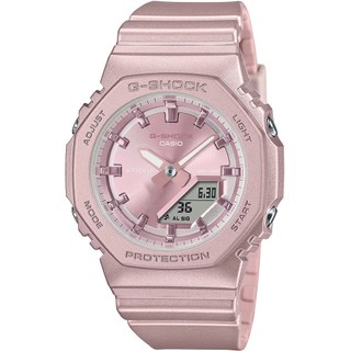 CASIO 卡西歐 G-SHOCK 珍珠光系列八角手錶 女錶 粉紅色 GMA-P2100ST-4A