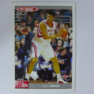 ~Yao Ming.姚明~名人堂/移動長城/小巨人 2005年TOPPS TOTAL.NBA籃球卡