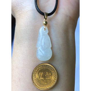 緬甸玉天然A貨翡翠玉墜 冰種 白冰 玉蘭 白玉蘭 玉蘭花