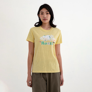 Roots 女裝- COOPER BEAVER CAMP竹節棉短袖T恤