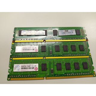 Transcend DDR3 1333 2GB 記憶體 / Samsung PC3-10600U 2GB 記憶體