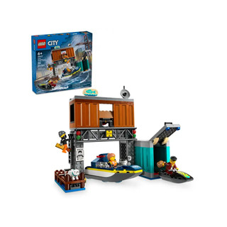 玩具研究中心 現貨 樂高 LEGO 積木 城市系列 -警察快艇和壞蛋藏身處60417