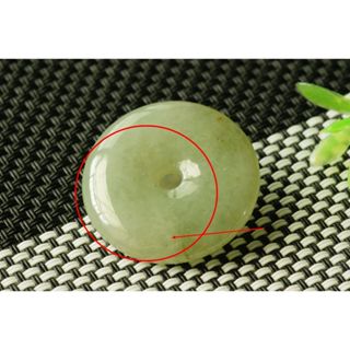 特價N288墜子❀翡翠玉A貨冰潤黃綠平安扣墜子吊墜掛件玉佩【緬甸玉翠軒】玉首飾品 男女老少