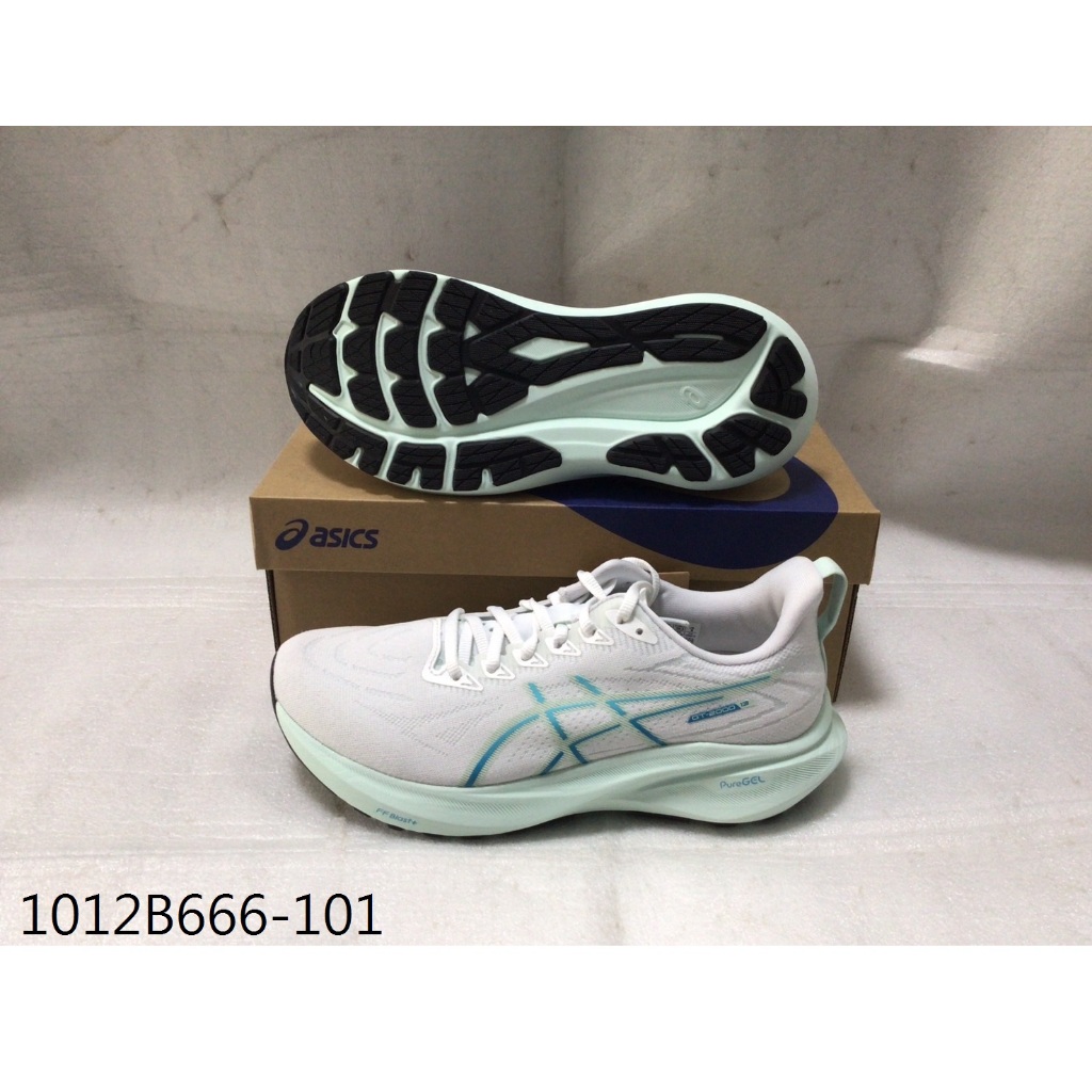 【n0900台灣健立最便宜】2024 ASICS 輕量透氣GT-2000 13女慢跑鞋 1012B666-101