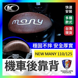 【單德機車】KYMCO 光陽 NEW MANY 白鐵 後靠背 NEW MANY 110/125 後靠背 七期 機車後靠背
