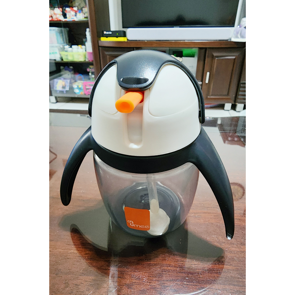 荷蘭UMEE U-cool 優酷 企鵝水杯 寶寶學習水杯 240ML(二手)