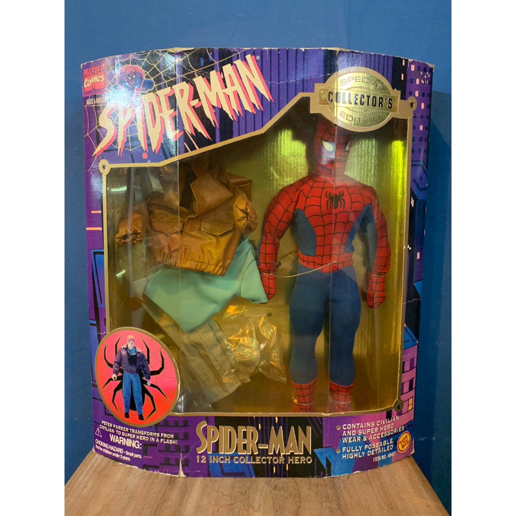 TOYBIZ 漫威 SPIDER-MAN 蜘蛛人 12吋 可換裝 公仔