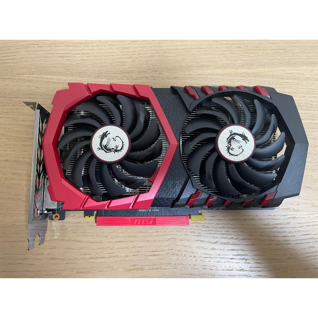 MSI 微星GTX1050Ti Gaming X 4G 紅龍 顯示卡 近全新