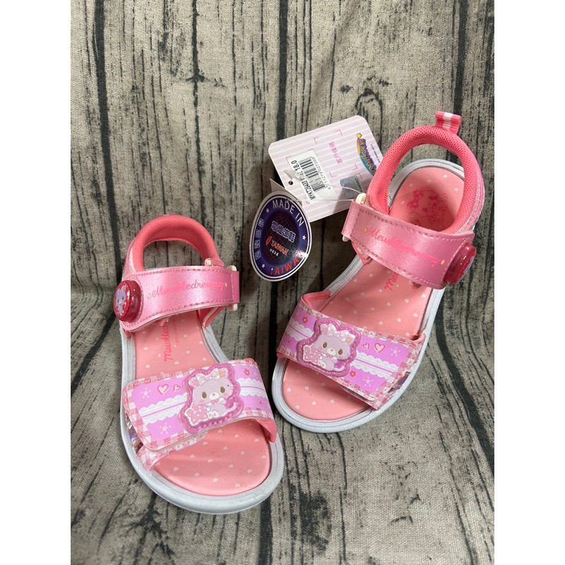 金英鞋坊~萌可魯玩偶貓 童鞋 電燈涼鞋 運動涼鞋 休閒涼鞋 26433 粉 MIT台灣製造特價299元