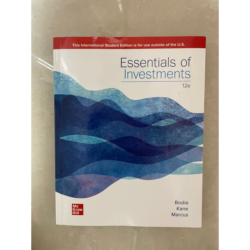 Essentials of Investments 12E投資學