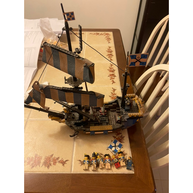 Lego 樂高 6274 官兵船、有書、原版帆、海盜系列