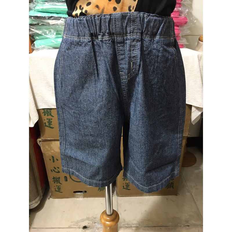 專櫃品牌Hang Ten~藍色軟牛仔短褲J