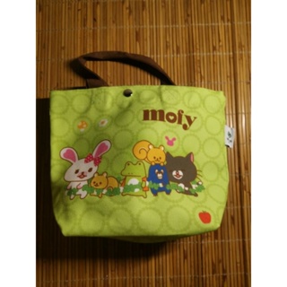 日本 Mofy 棉花小兔帆布袋托特包手提包手提袋 台開