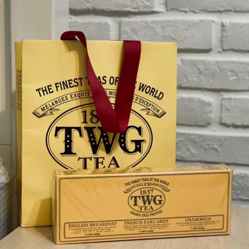 ‼️免運‼️TWG TEA專櫃購入 / TWG茶包禮盒/新加坡貴婦茶/純棉茶包禮盒