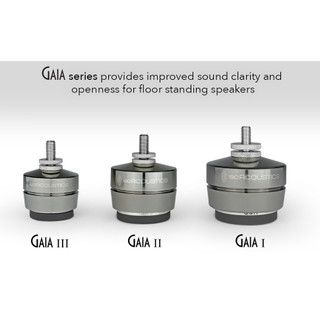 IsoAcoustics GAIA I GAIA II GAIA III (一組四顆) 落地式音響 角錐 墊材