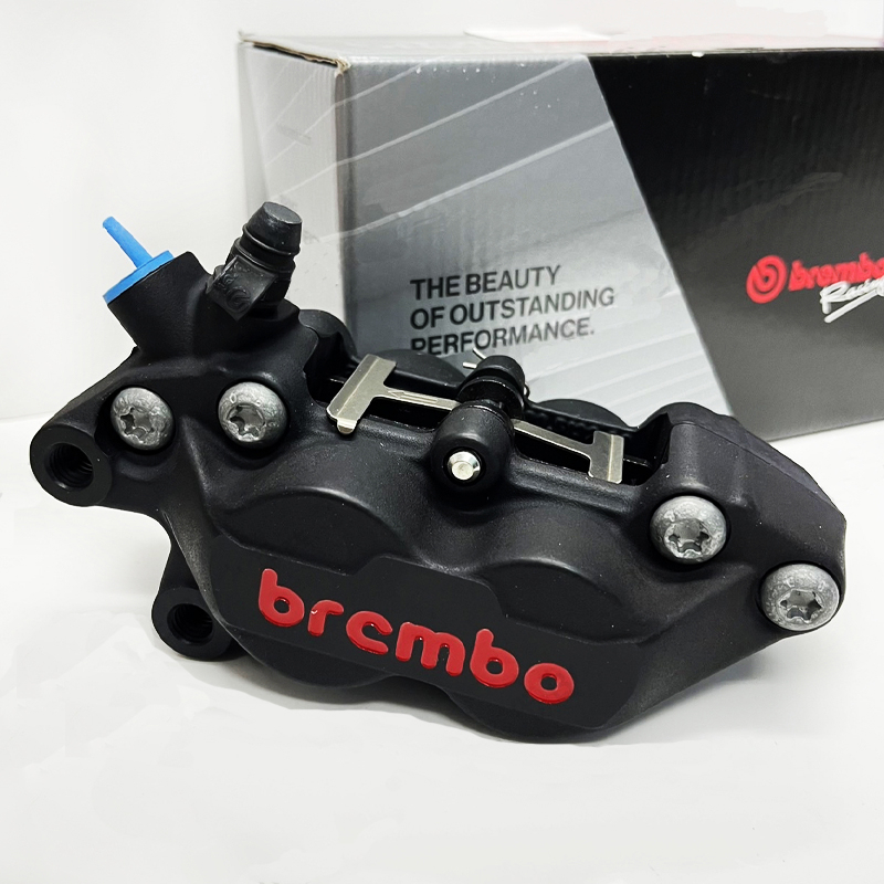 《機車董事長》BREMBO 豐年俐 對四卡鉗 黑底紅 左卡 右卡 卡鉗