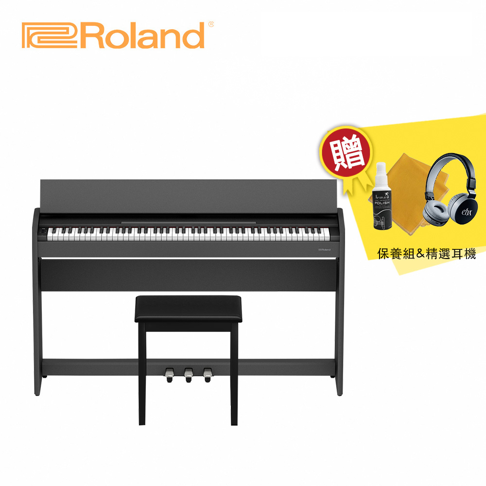 Roland F107 88鍵 數位電鋼琴 黑色款【敦煌樂器】