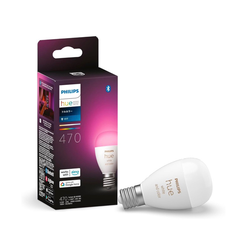 「日本進口」🇯🇵 Philips Hue 智能燈泡 相當於E17 40W 型 全彩 Bluetooth+Zigbee