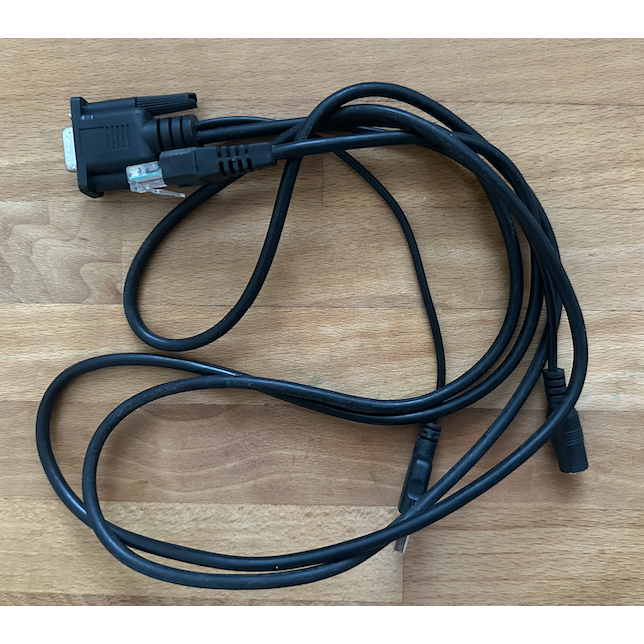 零件 未測 RS232 to RJ45 POS COM 口轉接線 9針COM 公頭轉 RJ45 只要 29 元