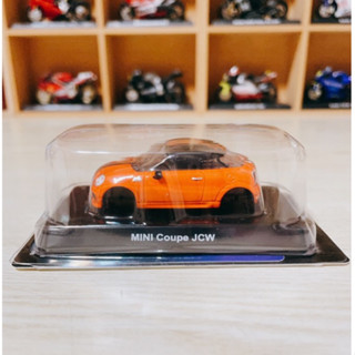 7-11 MINI Coupe JCW /cooper模型車 玩具車 小汽車 全新 二手-橘