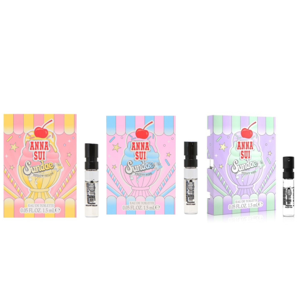 現貨正品！ANNA SUI 安娜蘇 果漾聖代淡香水 1.5ml 粉紅柚惑/樂夏百香/戀愛紫檸