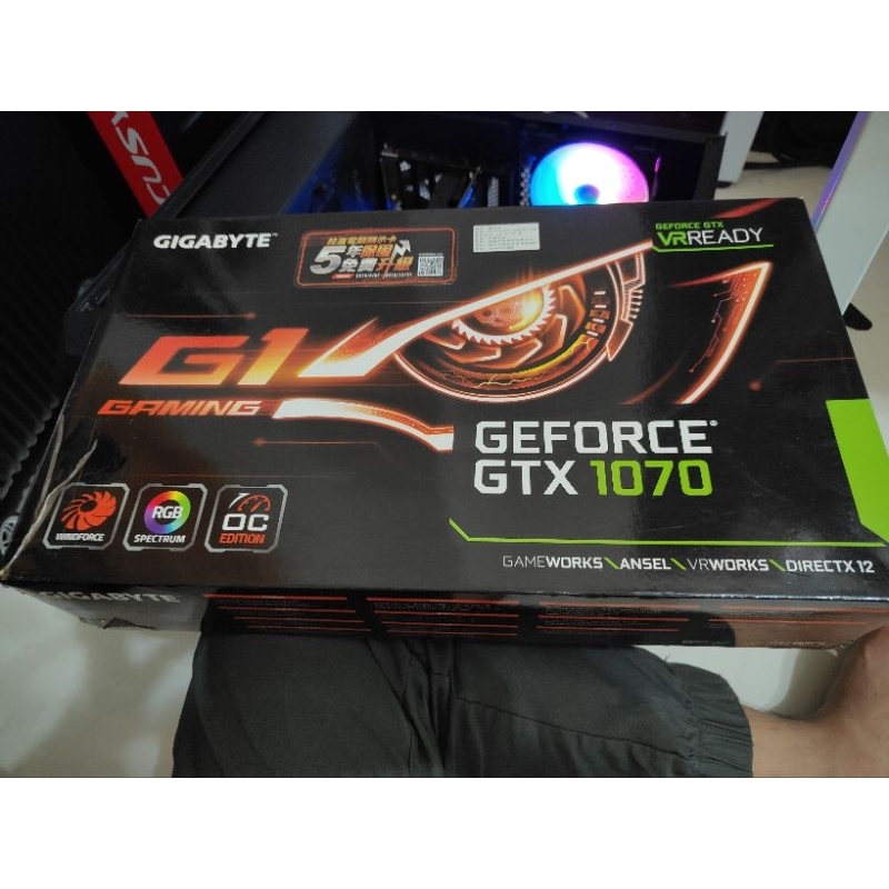 Gigabyte  GTX- 1070 GAMING G1 8G 顯示卡