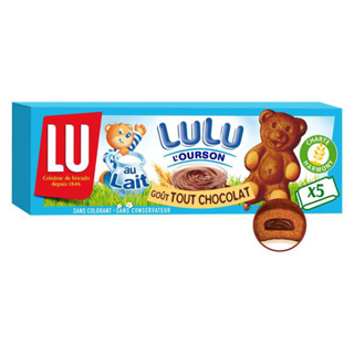 【蒂蒂歐洲代購🇪🇺5/18抵台】法國品牌LU小熊造型蛋糕 牛奶巧克力/草莓口味（5入）