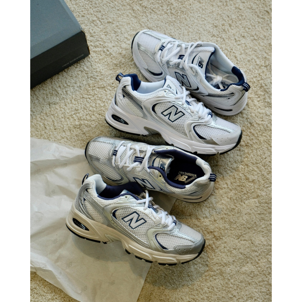 藍田吉米 -【代購】New Balance 530 復古球鞋 白銀 奶油底 網美鞋 男女 MR530SG MR530KA