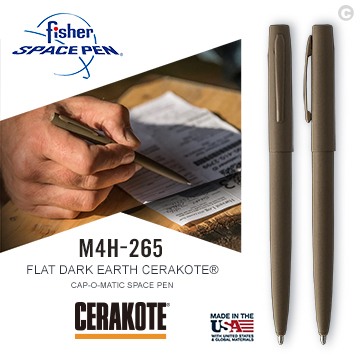 【史瓦特】Fisher Space Pen深大地色按壓式太空筆(M4H-265)/建議售價:1180.