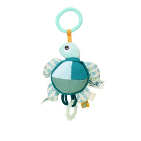 🍀怡林藥局🍀法國【Dolce】海洋系列-害羞小海龜特托 固齒器 安撫玩具 玩偶 搖鈴 感官玩具 鏡子