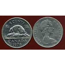 【全球硬幣】加拿大 1978年5C 5分 CANADA coin 品項美 AU
