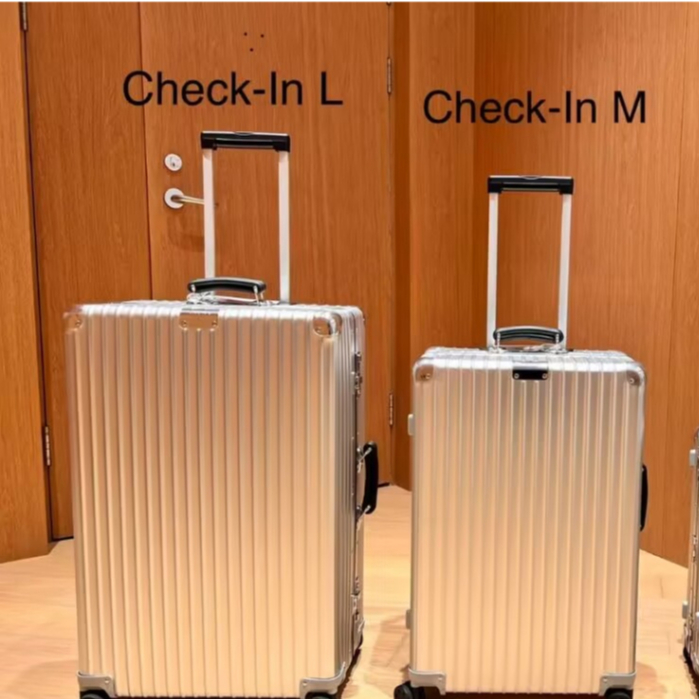 98成新 現貨 Rimowa Classic Check-In L 黑色/銀色 30吋扁扁 行李箱 97373004