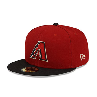 【NEW ERA】MLB 亞利桑那 響尾蛇 59FIFTY 球員帽 酒紅 雙色 棒球帽【ANGEL NEW ERA】