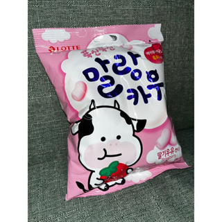 LOTTE 樂天 軟綿綿牛奶糖🍓🐮🍓草莓牛奶軟糖（158g/79g一包）