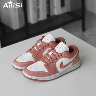 AIR JORDAN 1 LOW SE Canvas 經典 夕陽紅 粉白 黃 FN3722-801 FN3722-701