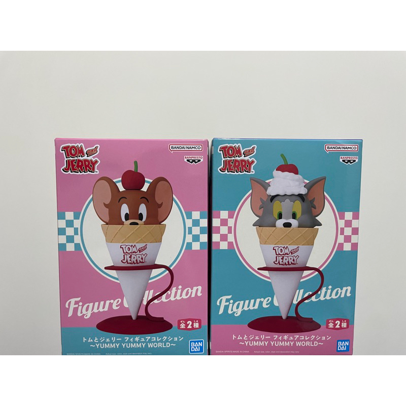湯姆貓與傑利鼠 甜筒 公仔 景品 正版 全新未拆 只剩最後一盒傑利鼠款