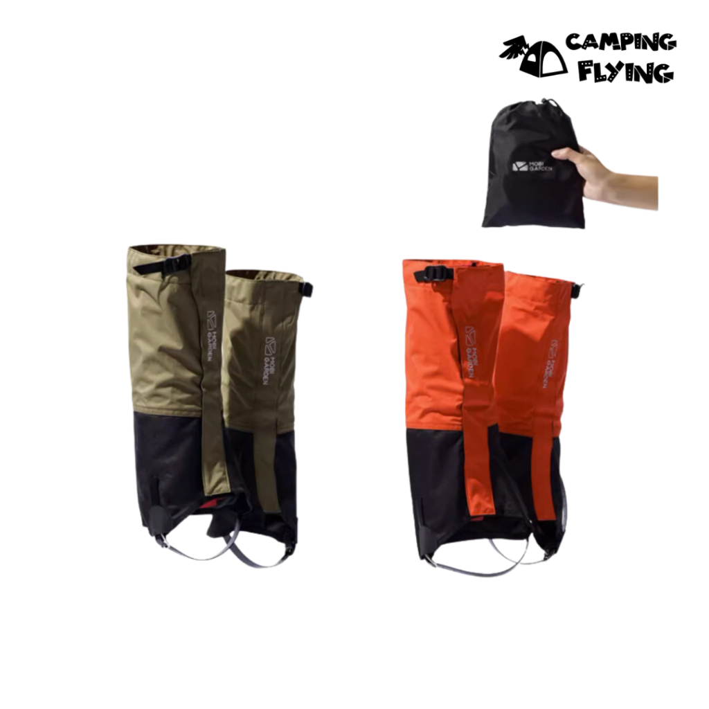 MOBI GARDEN 登山保暖鞋套 登山護腳套 防水透氣雪套 登山綁腿 台灣現貨 campingflying 想露飛飛