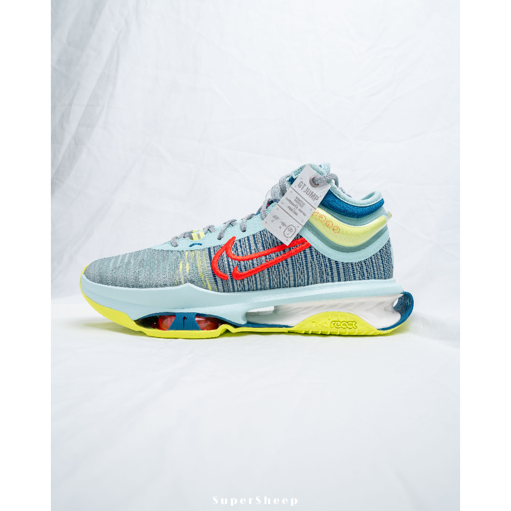 Nike Air Zoom G.T. Jump 2 EP 實戰籃球鞋 男款 綠藍灰 DJ9432-300
