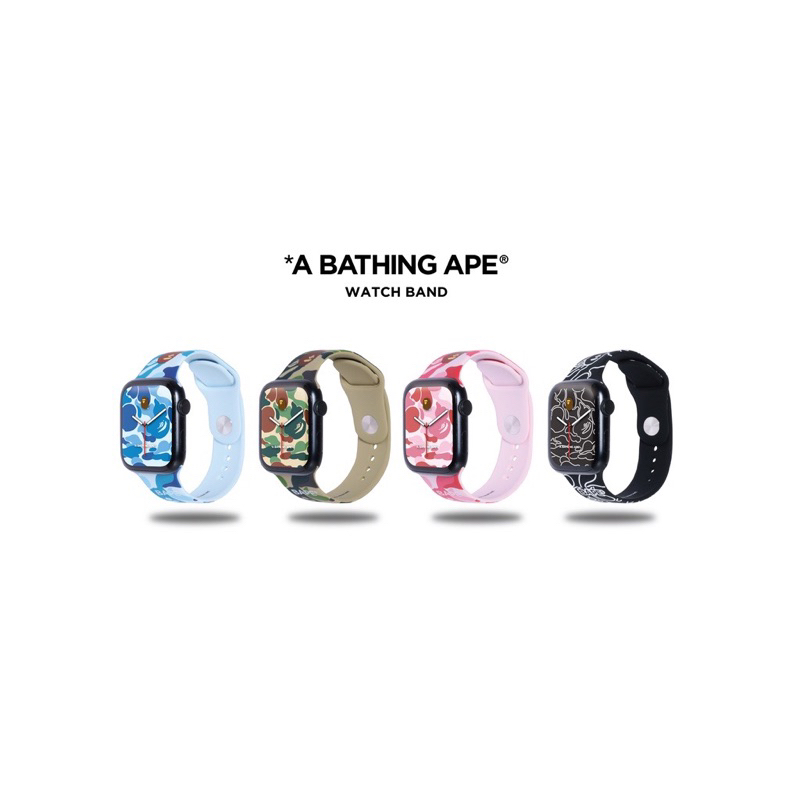 全新♡ Aape Bape A bathing Ape Apple watch 錶帶