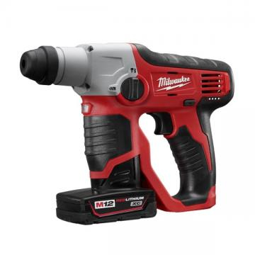 【Power 五金電動工具】美國 米沃奇 Milwaukee 2412-22 XC 12V 鋰電免出力鎚鑽 3.0Ah