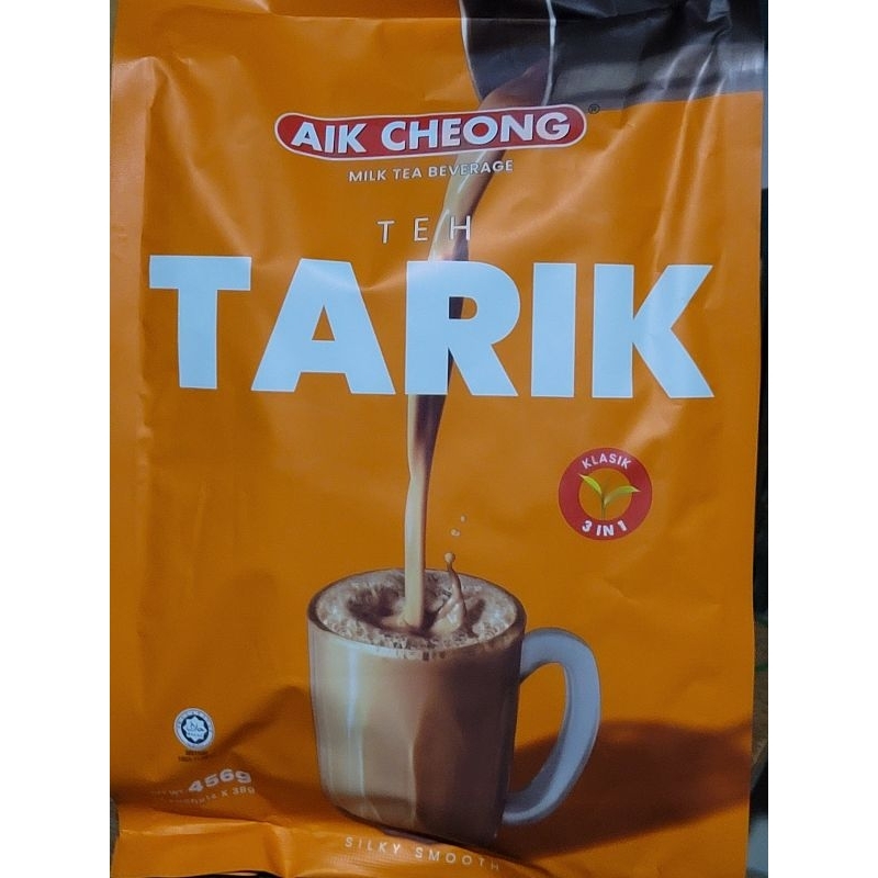 Aik Cheong益昌Teh Tarik香滑奶茶，456g, 38g*12包，馬來西亞原裝進口