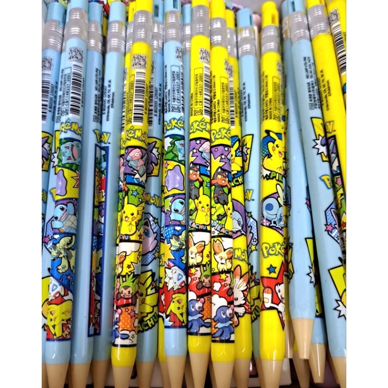 韓國正版🔸️ 精靈寶可夢 Pokemon 按壓免削鉛筆 兒童鉛筆 辦公筆2B鉛筆神奇寶貝 皮卡丘