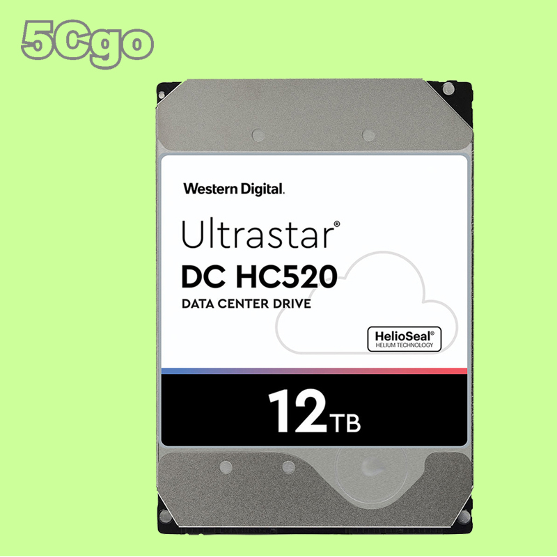 5Cgo【權宇】WD Ultrastar DC HC520 3.5吋12TB SATA硬碟HUH721212ALE604