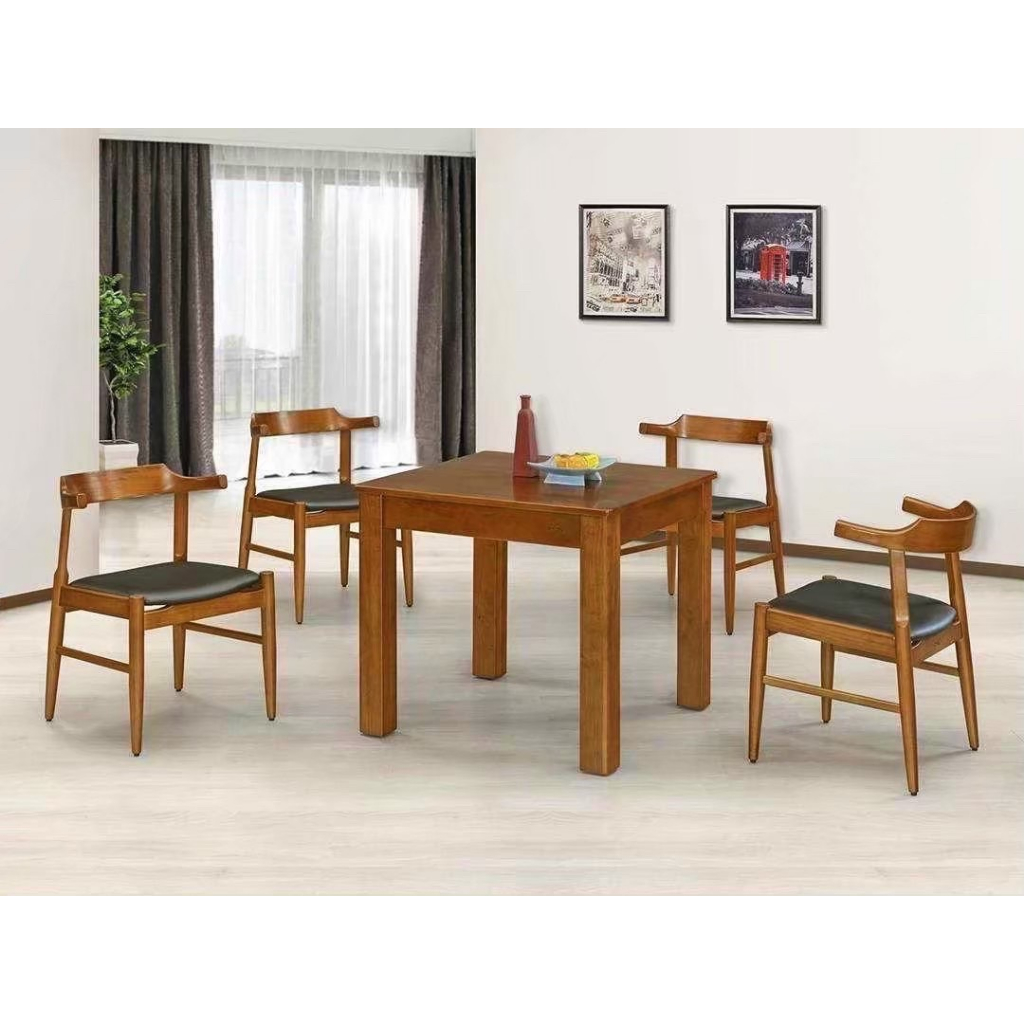 【全台傢俱】GD-23 比特 正方餐桌 實木餐椅 傢俱工廠特賣 批發價優惠