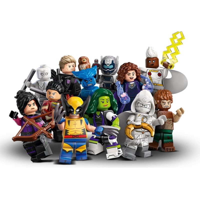 樂高 LEGO 71039 漫威 Marvel 漫威工作室 第2代人偶包 X戰警 蟻人 金鋼狼 月光騎士 女浩克 鷹眼