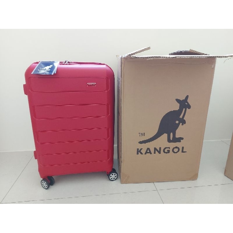 KANGOL 英國袋鼠 行李箱 24吋 深紅