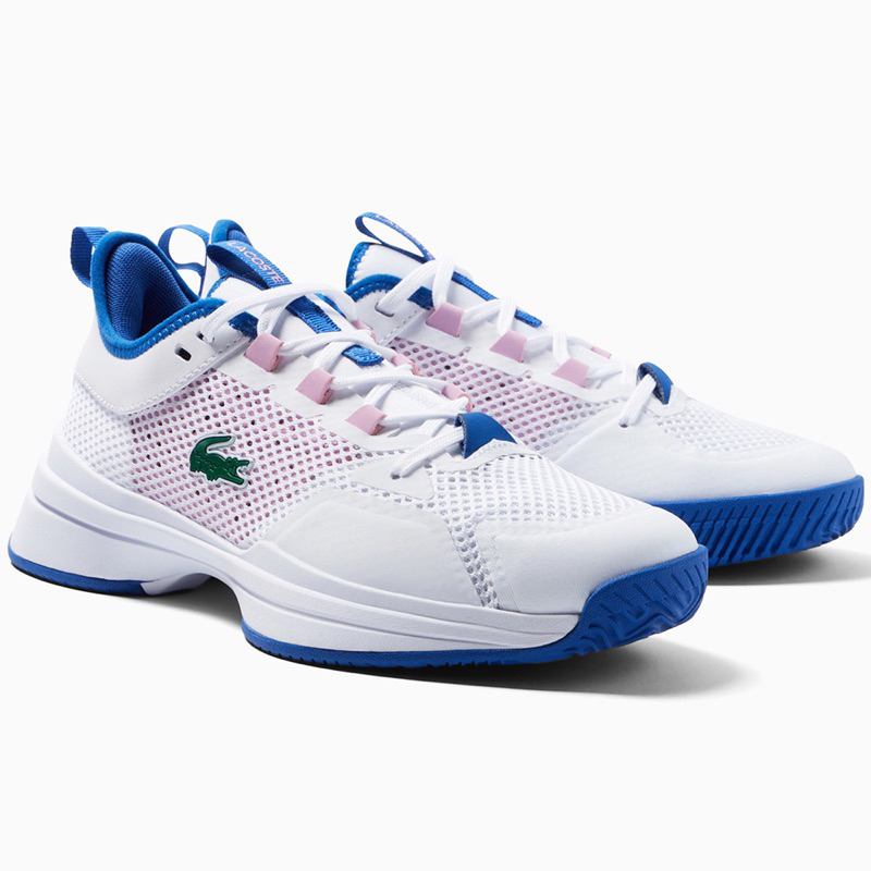 LACOSTE 🐊 AG-LT 21 女性專業網球鞋 粉白甜美色系 網拍超低價5.5折