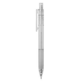 MUJI 無印良品 透明管自動筆/0.5mm 透明0.5mm