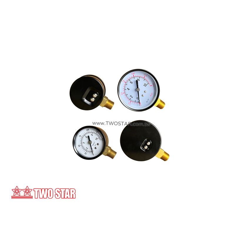 雙星牌- 壓力錶 直立型 空壓機零件 復盛FS / 天鵝SW / TWO STAR / 騏村