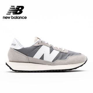 (元二商店）[New Balance]復古鞋 男女款 情侶鞋 休閒 白灰色 MS237RCS-D楦
